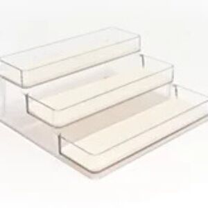 Cella 3-Tier Cabinet Shelf Organizer - WHITE